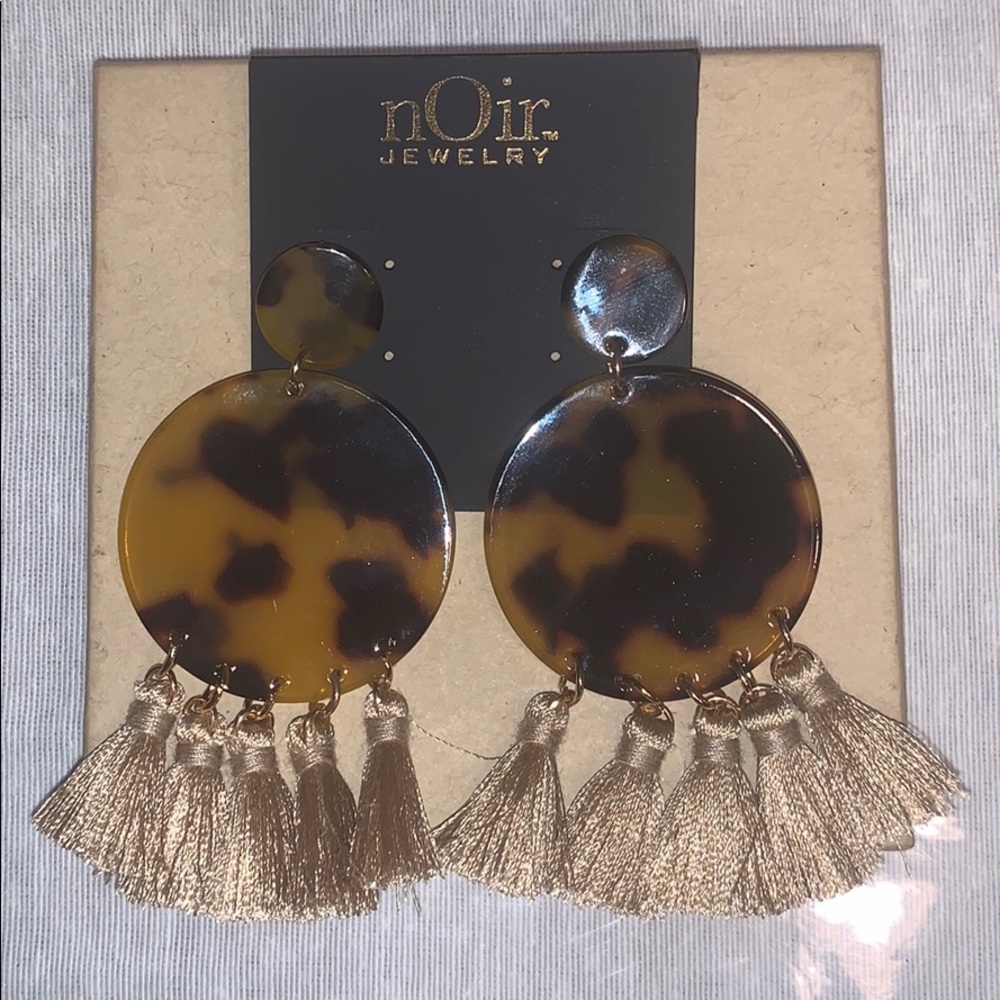 Noir Jewelry Tassel Earrings